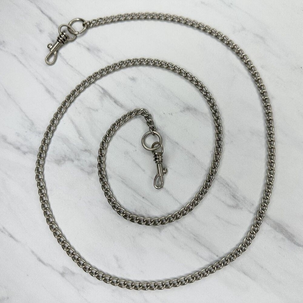 Silver Tone Skinny Chain Link Handbag Strap Replacement Purse Chain ✨